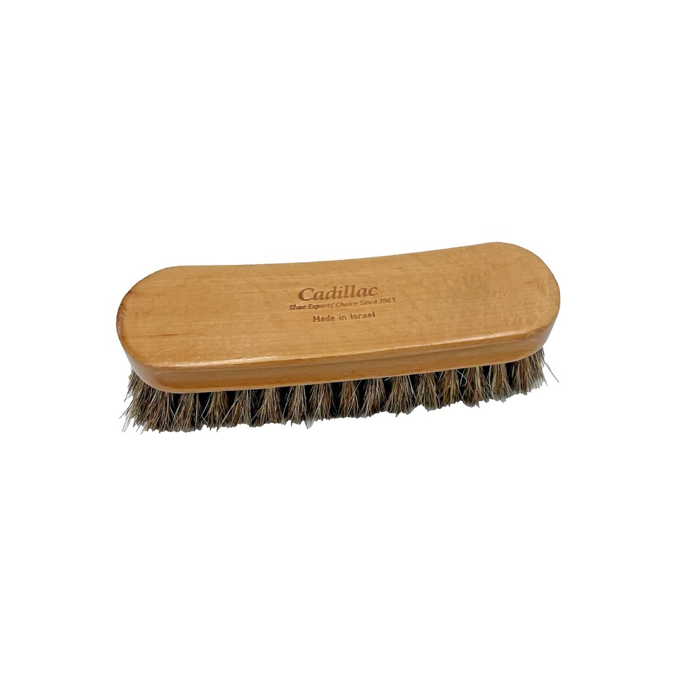 Vintage Cadillac Shoe‎ Shine Brush Made In Israel Wood Handle